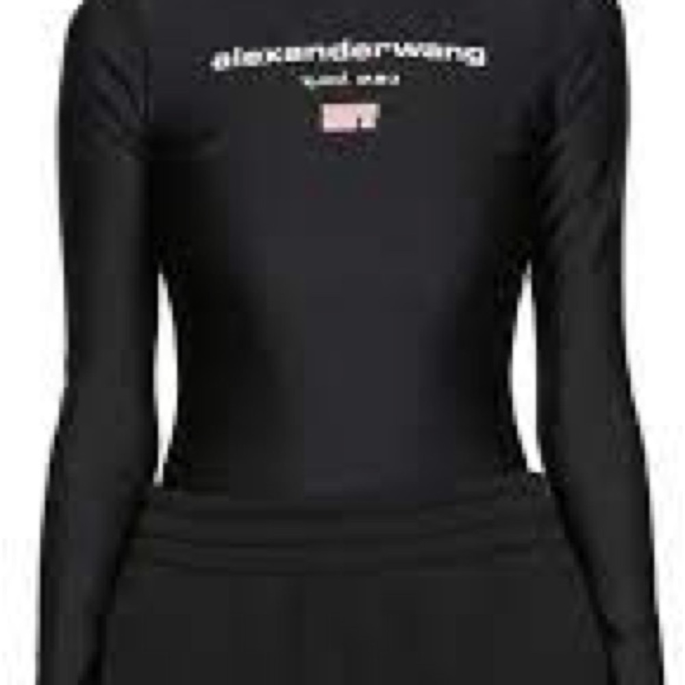 ‼️WOW‼️Alexander Wang Black turtle neck Bodysuit💯beautiful NWOT🖤‼️💯